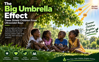 The Big Umbrella Effect: Trees Shield Children From Ultraviolet Rays By Emily Moaddel, BS